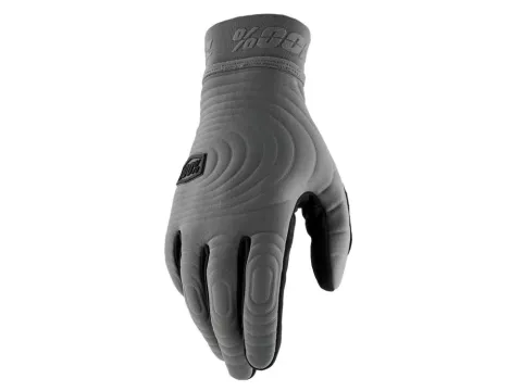 100% Brisker Xtreme Gloves XL charcoal - maximaler Grip und Wetterschutz