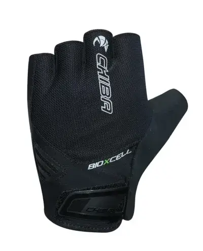 CHIBA BioXCell Air - Radhandschuhe kurz, schwarz, S, atmungsaktiv mit BioXCell Gelpolsterung
