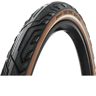 Continental Pure CONTACT Faltreifen ETRTO 60-584 (27.5 x 2.40") - Pannenschutz für urbane Pendler