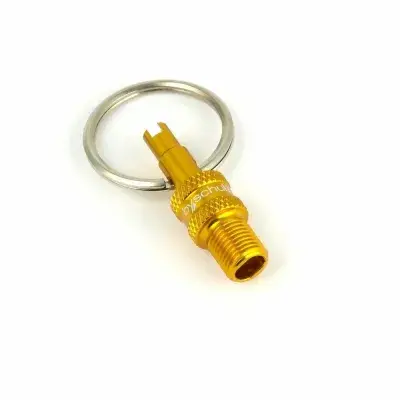 by,schulz Ventiladapter Mini Tool SV/DV auf AV gold - kompakter Ventiladapter für einfache…