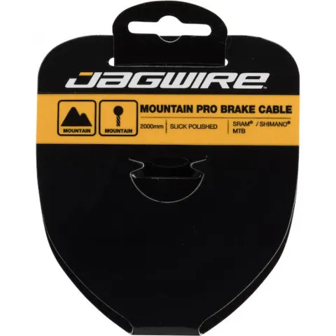 Jagwire Bremszug Mountain Pro Pro-Slick poliert 1,5 x 2000 mm - Minimale Reibung, maximale…