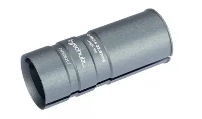By,Schulz G. Shim Reduzierhülse für Sattelstütze ø 40,0 auf 33,9 mm grau eloxiert, Alu doppelt…