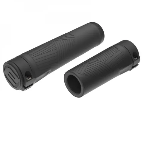 Ergotec EG-Performance Fahrradgriffe schwarz antibakteriell TPE Recyclingmaterial links 135mm…