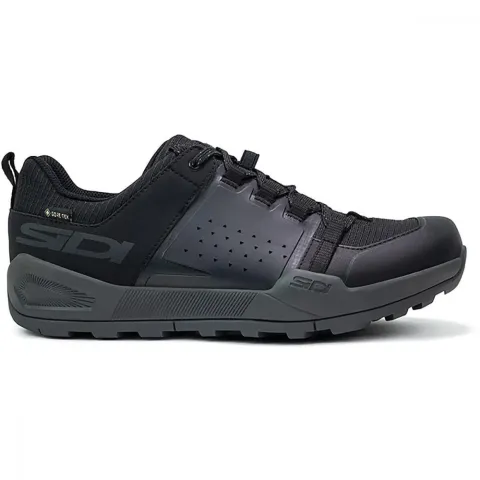 Sidi MTB ATOMUS GTX black/black 45 Schwarz/Schwarz - wasserdichter MTB-Schuh mit Komfort-Fit