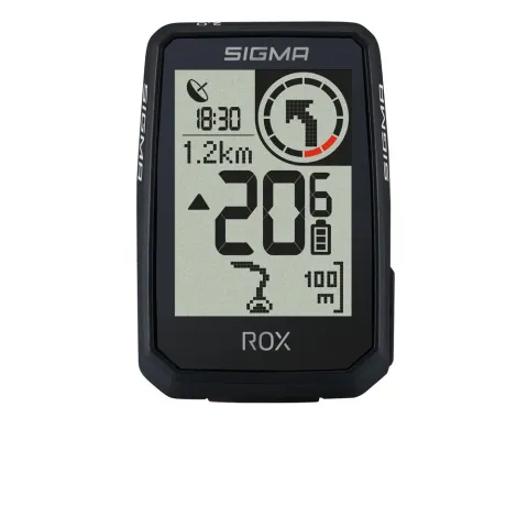 Sigma Computer ROX 2.0 GPS Fahrradcomputer schwarz - 26 Stunden Akkulaufzeit - E-Bike-Ready -…