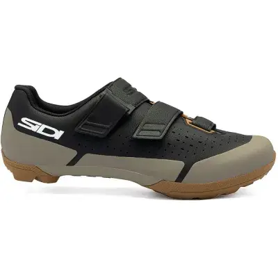 SIDI Asper Gravel Schuhe black/black Gr. 41 - GR1NC Sohle, Millenium Fit, Microtech, Klettverschluss