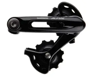 SHIMANO Kettenspanner ALFINE schwarz Kettenspanner - für Nabenschaltung, schwarz