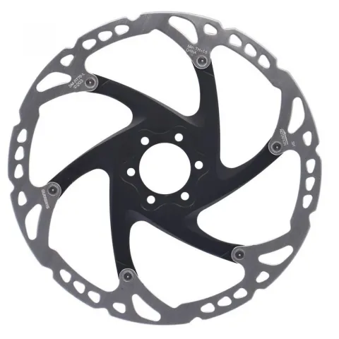 SHIMANO BREMSSCHEIBE RT76 203MM 6L Bremsscheibe - 6-Loch Rotor für Scheibenbremsen
