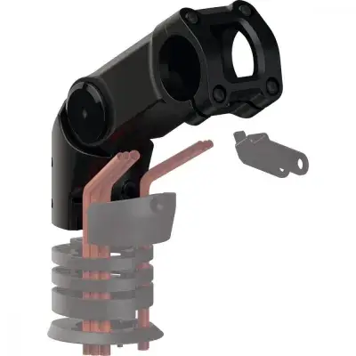 Procraft Vorbau Adjustable Deluxe AICR 90 mm Schwarz - verstellbarer Ahead-Vorbau mit interner…