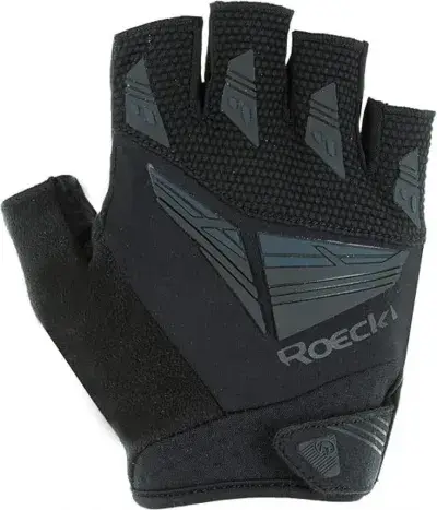 Roeckl Fahrradhandschuh Iron schwarz Größe 7 - ergonomisch, atmungsaktiv, schockabsorbierend