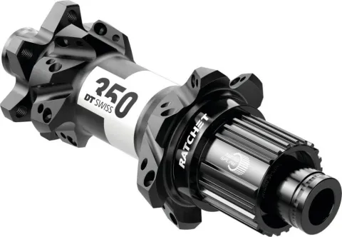 DT Swiss Nabe MTB HR 350 Straightpull 28 Loch Schwarz - zuverlässige Boost-Hinterradnabe