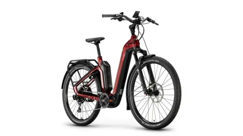 VICTORIA Elektro-Urbanrad "UTILYON 4" (#1), Wave, 29", wine red, 10-Gang SHIMANO "Deore", 56cm