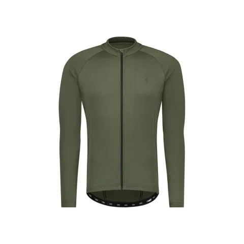 BBB Cycling BBB Trikot Transition l.a. S l olive - Langarm-Radtrikot für Frühling und Herbst