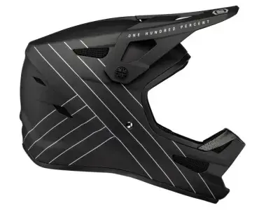 100% Status helmet XS black - leichter Fullface-Helm mit maximalem Schutz
