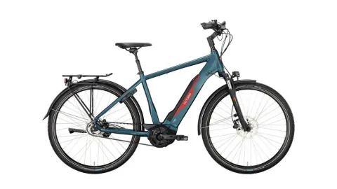 VICTORIA Elektro-Trekkingrad "TRESALO 7" (#1), Diamant, 28", dark night matt, 5-Gang SHIMANO…