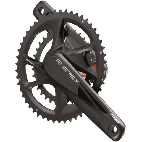 FSA Kurbelgarnitur Energy Modular BB386Evo 2x 175 mm Schwarz - vielseitige Performance für Straße &…