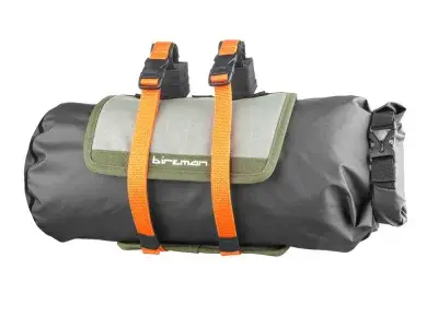Birzman Packman Handlebar Pack 9,5L Olive - Wasserdichte Lenkertasche für Bikepacking