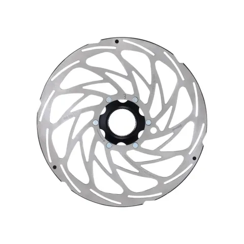 BBB Cycling BBB Bremsscheiben Center Stop 220mm silver - starke Bremsleistung auf langen Abfahrten