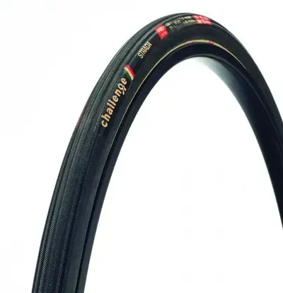 Challenge Road-Reifen Strada Pro Handmade Clincher 25-622 Schwarz/schwarz - komfortstarker…