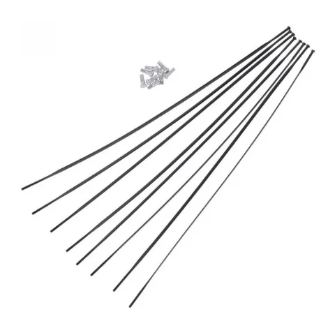 DT Swiss Speichenkit für ERC1100 DICUT 28" VR/HR Schwarz - zuverlässiger Ersatzspeichensatz