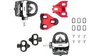 LOOK Indoor Dual Klickpedale - Composite, Delta & SPD kompatibel, silent-float, R/L Markierung,…