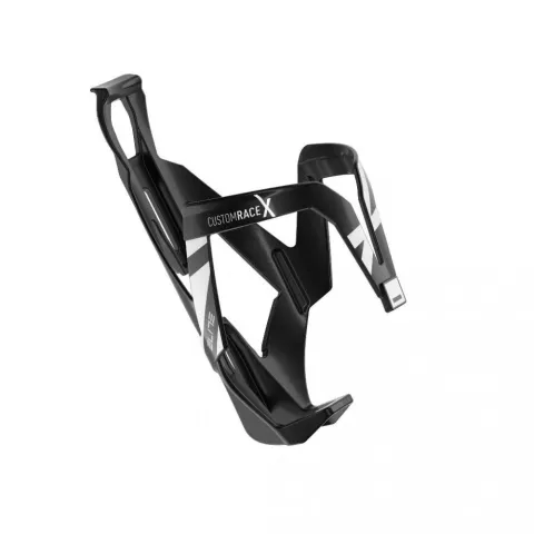 ELITE Flaschenhalter Custom Race X Schwarz/Weiß Einheitsgröße Schwarz - leichter sicherer…