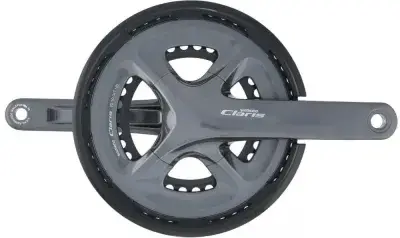 SHIMANO Kurbelgarnitur CLARIS FC-R2000 Kurbelgarnitur - 8-fach, 175 mm, 50-34 Zähne, 34 Zähne