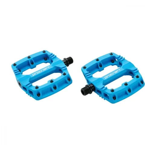 Procraft Pedale Small Grip Essential Kunststoff 102 x 100 mm Blau - kompakte Flatpedals mit…