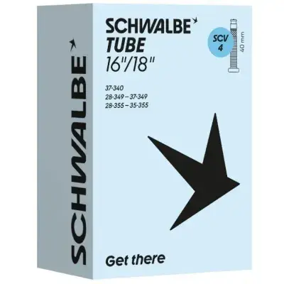 Schwalbe Schlauch Nr. 4 16/18 Zoll - SCV 40 mm, 28/37-340/355