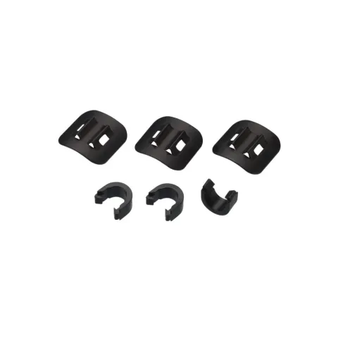 BBB Cycling BBB Alu Klemme HydroGuide 3 schwarz - saubere Führung für hydraulische Leitungen