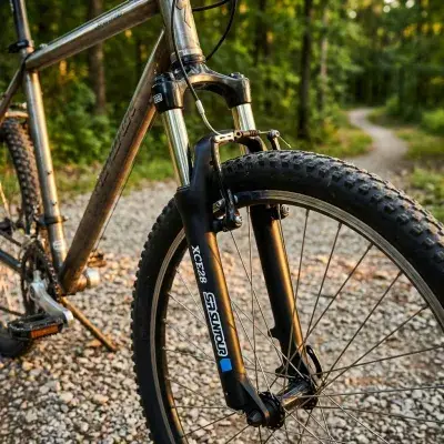 SR Suntour Federgabel XCE28 SF18 26" - 80 mm Federweg, 1 1/8" Gabelschaft, 9 × 100 mm…