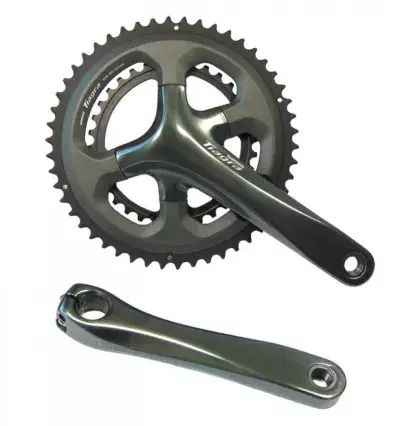 SHIMANO Kurbelgarnitur TIAGRA FC-4700 Kurbelgarnitur - 10-fach, 172,5 mm, 50-34 Zähne, 34 Zähne,…