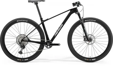 Merida BIG.NINE XT HP3 XL (21) Schwarz/Weiß - leichtes 29" Carbon-Hardtail für sportliche Trails