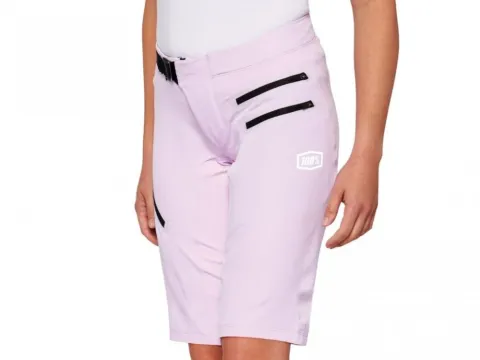 100% Airmatic Womens Shorts L Lavender - komfortable All-Mountain Bikeshorts
