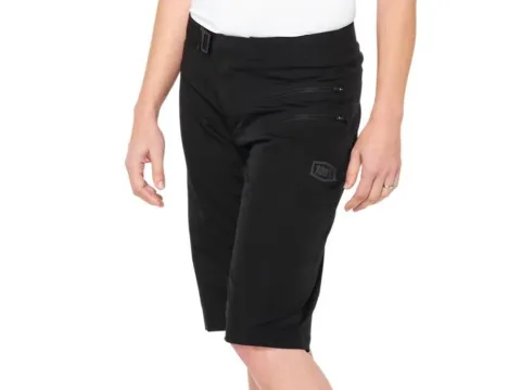 100% Airmatic Womens Shorts XL black - komfortable Trail-Bikeshorts für Damen