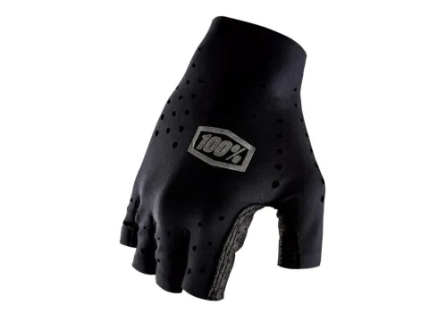 100% Sling Short Finger Gloves S black - ultraleichte, atmungsaktive Bike-Handschuhe