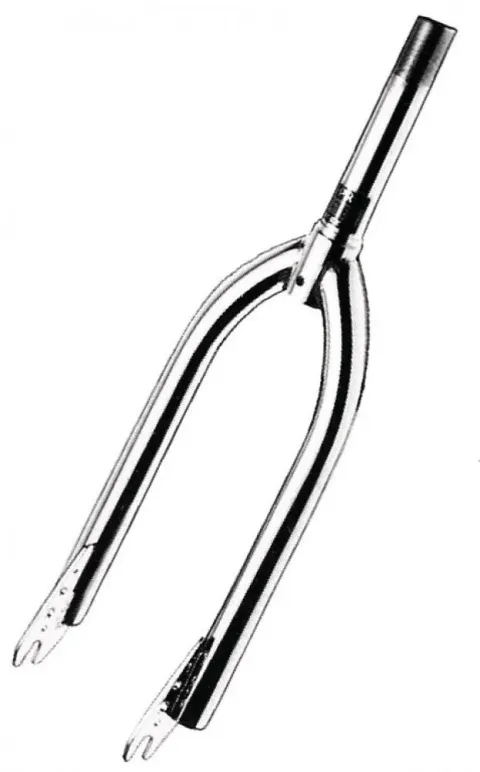 BMX-Gabel 20" chrom Ø 21,2 mm 190 mm, Gew. 90 mm