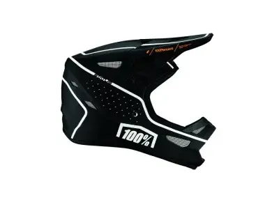 100% Status helmet XXL Dreamflow Black - leichter Fullface-Helm mit Top-Schutz