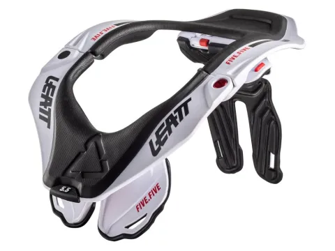 Leatt Neck Brace 5.5, White., S/M