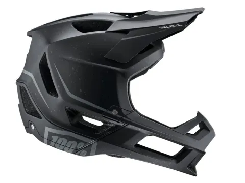 100% Trajecta helmet w/Fidlock L black - leichter Fullface-Helm mit maximalem Schutz