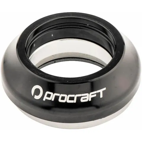 Procraft Steuersatz FIO 1 1/8" Schwarz - integrierter Ahead-Steuersatz für präzises Lenkverhalten