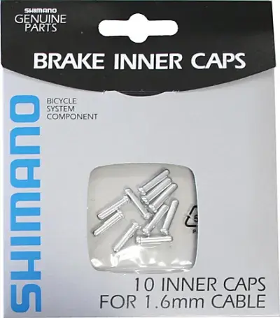 SHIMANO 10 Stück. Endkappe Bremszug 1,6 mm Endkappe - 1,6 mm