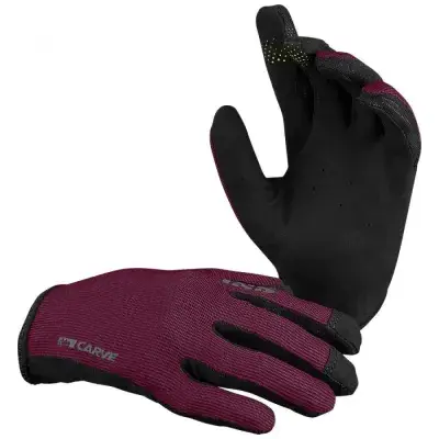 IXS Sports Division iXS Carve Women Gloves S Raisin - Damen MTB-Handschuhe mit Touchfunktion