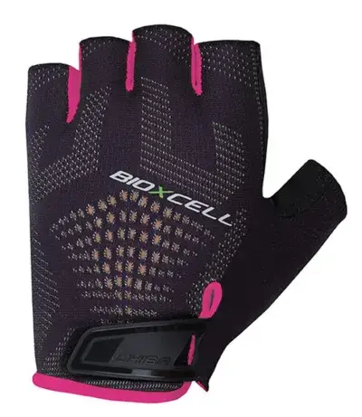 CHIBA BioXCell Super Fly - Radhandschuhe XS schwarz/pink, gelgepolstert, atmungsaktiv