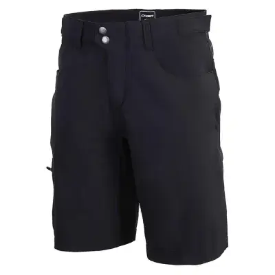 CHIBA Baggy Pants mit Innenhose Men - Radhose mit Sitzpolster, schwarz, S