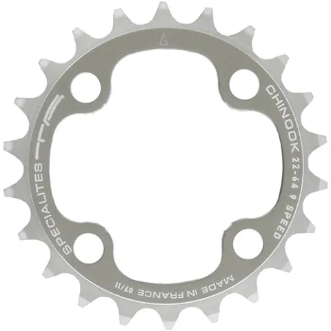 TA Kettenblatt Chinook 22Z silber Ø64 innen