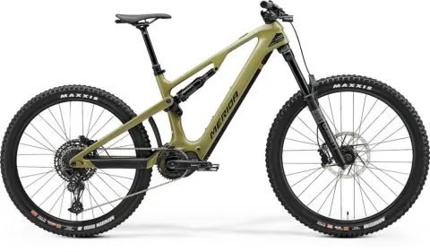 Merida eONE-SIXTY 6000 III1 glossy low XS Grün/schwarz - vielseitiges E-MTB für anspruchsvolle…