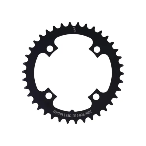 BBB Cycling BBB Chainring E-bikeGear steel 38T 104 Schwarz - robustes E-Bike-Kettenblatt für…