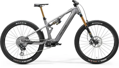 Merida eONE-SIXTY SL 10K I1 glossy XS Grau - leistungsstarkes E-Enduro Fully