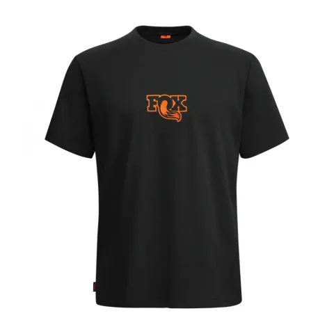 FOX Logo T-Shirt schwarz - T-Shirt Unisex S